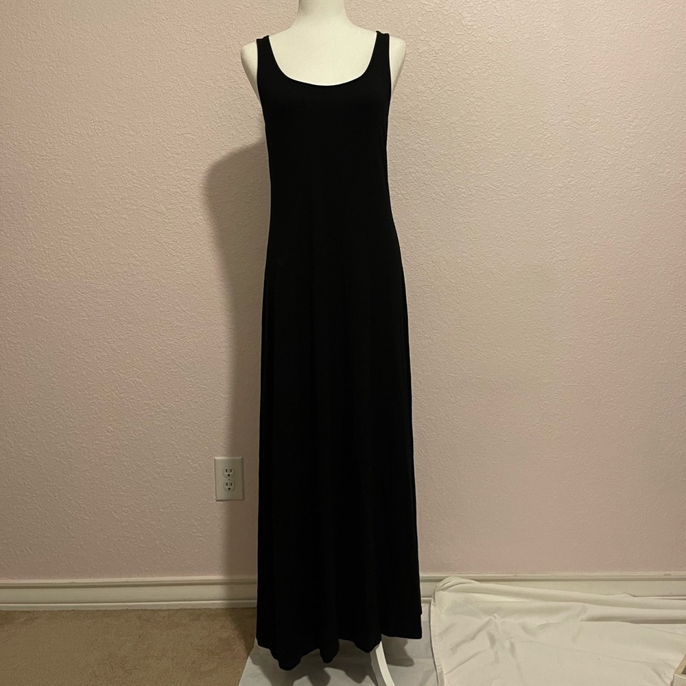 Black full length dress